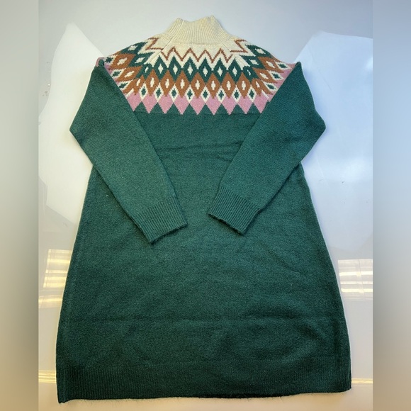 UpWest Comfy Vintage Fair Isle Sweater Dress R150 - Picture 8 of 11